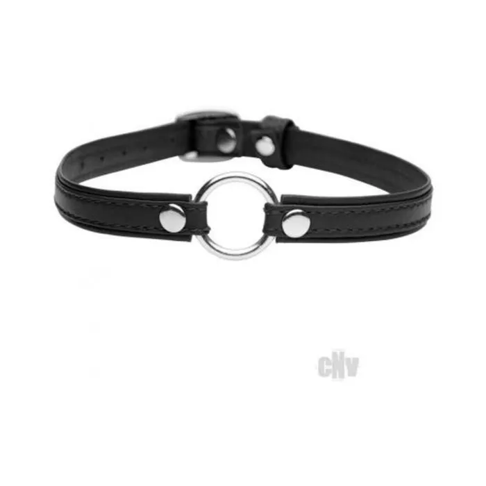 Fairvillacom Couples Sex Pet Leather Choker With Silver Ring