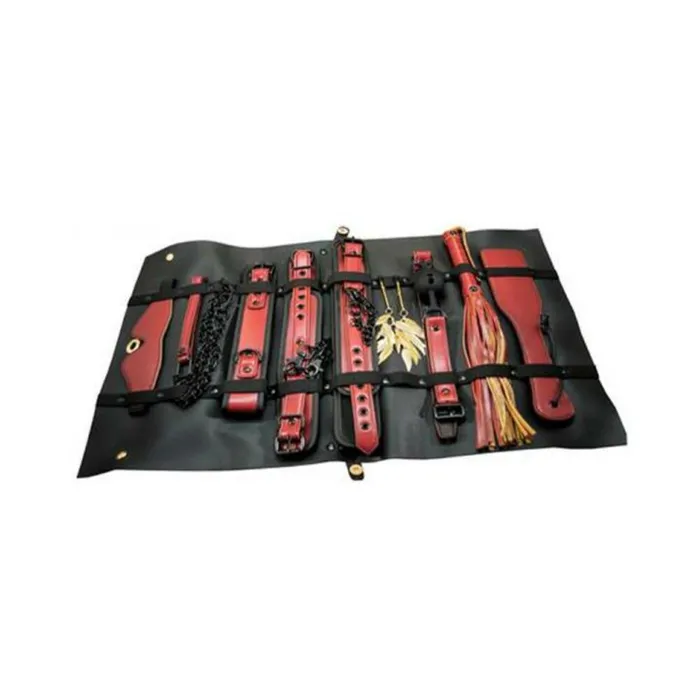 Fairvillacom Couples The Traveler Restraint Bondage Play Kit Red 10 Pcs