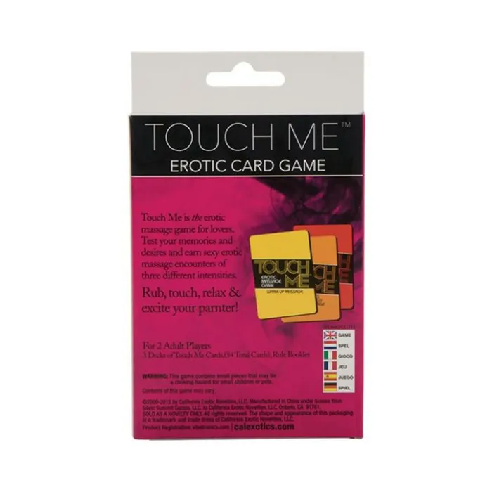 Fairvillacom Couples Touch Me Erotic Massage Card Game