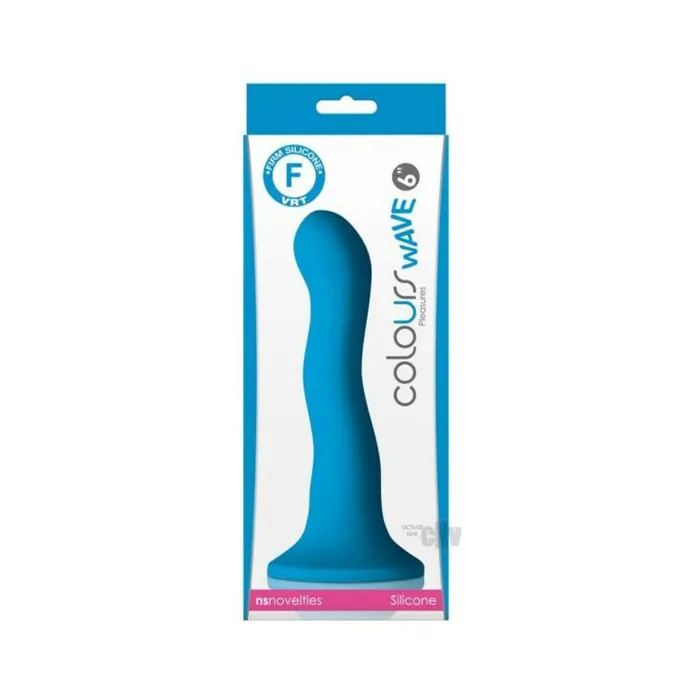 Fairvillacom Dildos Colours Wave 6 inches Dildo Blue
