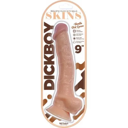 Fairvillacom Dildos Dickboy Skins Dildo With Balls 9 Inch Vanilla Dick Lovers