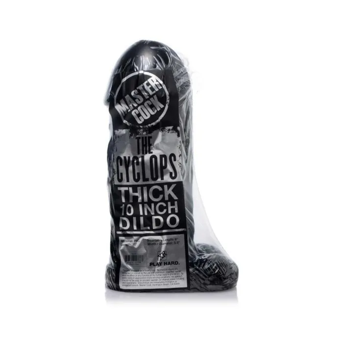 Fairvillacom Dildos Master Cock The Cyclops Thick 10 inches Dildo Black Fairvillacom Dildos Master Cock The Cyclops Thick 10 inches Dildo Black