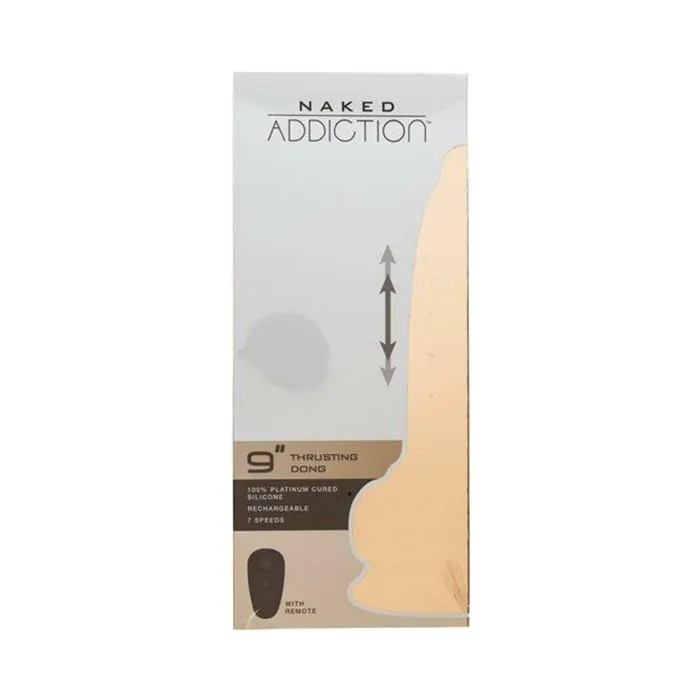 Fairvillacom Dildos Naked Addiction 9 inches Thrusting Dong Beige Fairvillacom Dildos Naked Addiction 9 inches Thrusting Dong Beige