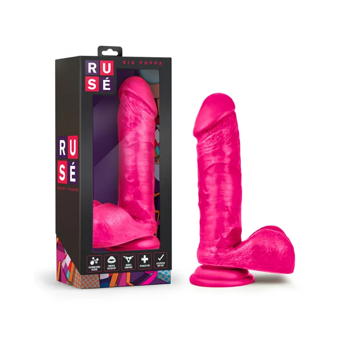 Fairvillacom Dildos Ruse Big Poppa Hot Pink Dildo