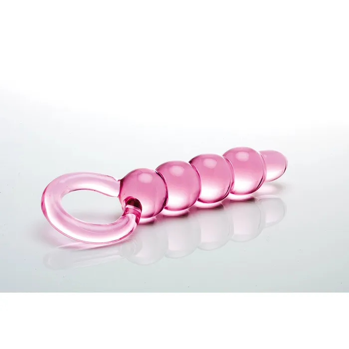 Fairvillacom Dildos Sex Kitten Pink Glass String of Pearls