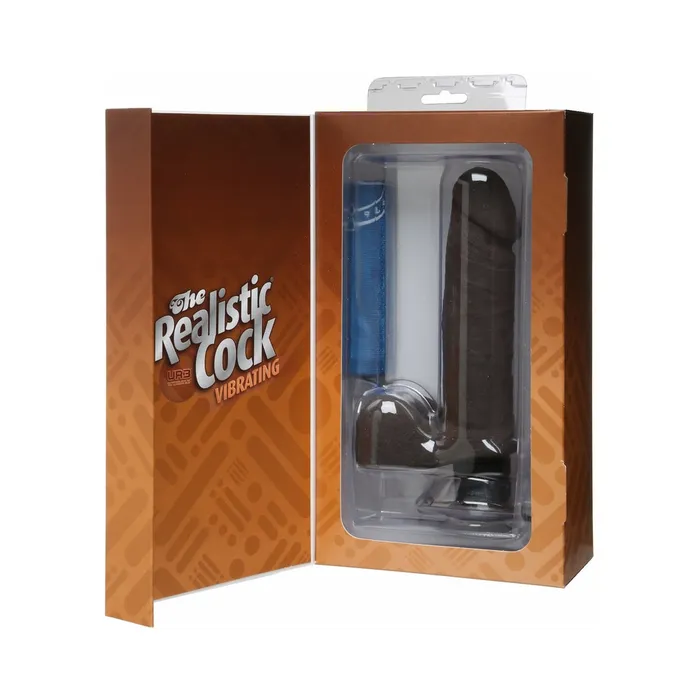 Fairvillacom Dildos The Vibro Realistic Cock UR3 Vibrator 6 Inch Brown