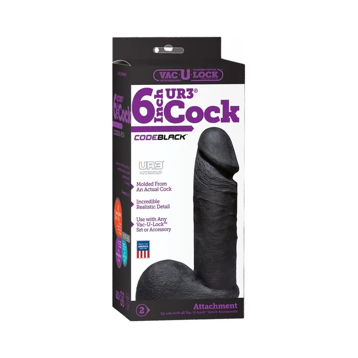 Fairvillacom Dildos Vaculock Ur3 6in Realistic Cock Codeblack