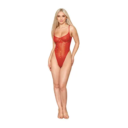 Fairvillacom Dreamgirl Thong Teddy with Underwire and Rhinestone Boning Ruby XL Male Sex Toys Fairvillacom Dreamgirl Thong Teddy with Underwire and Rhinestone Boning Ruby XL Male Sex Toys