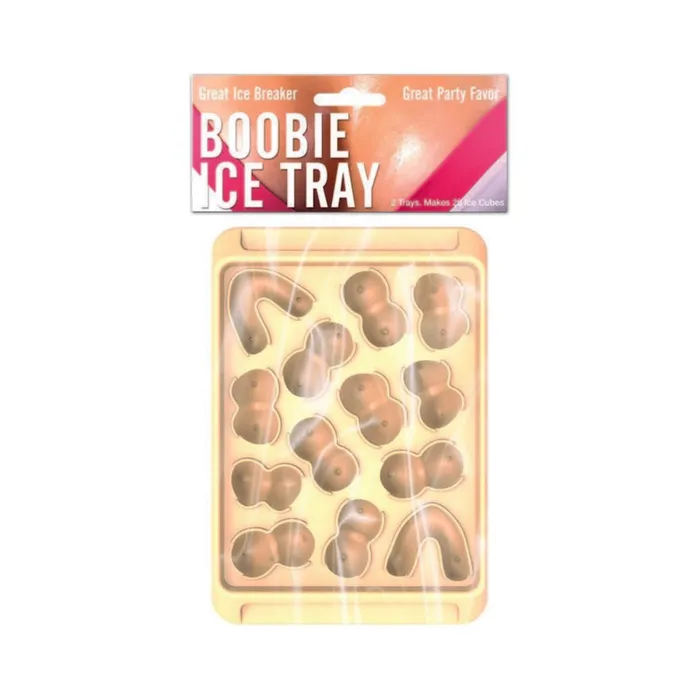 Fairvillacom Enhancers Boobie Ice Cube Tray Assorted Shapes 2 Pack