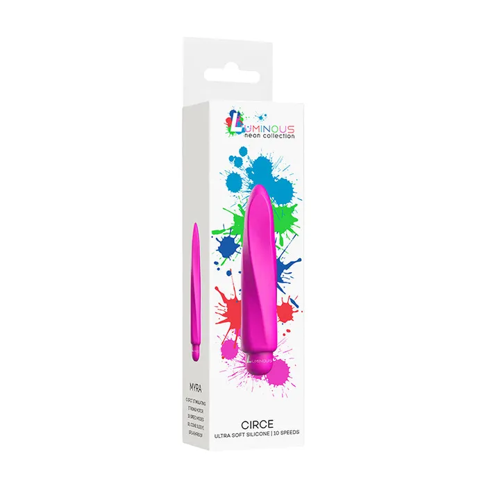 Fairvillacom Female Sex Toys Luminous Myra ABS Bullet 10 Speed Fuchsi
