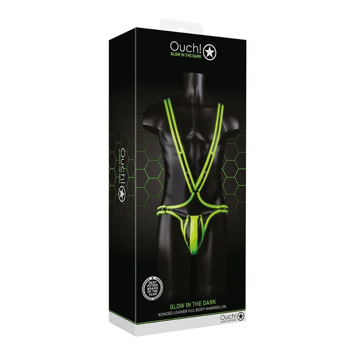 Fairvillacom Female Sex Toys Ouch Full Body Harness Glow In The Dark LXl