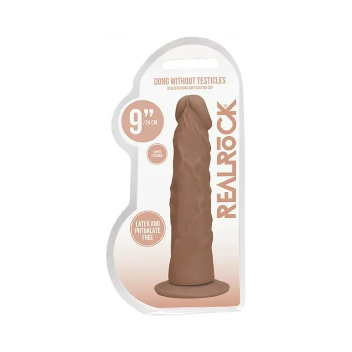 Fairvillacom Female Sex Toys Real Rock Realistic Dildo 9 23 Cm Mocha