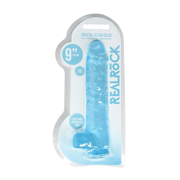 Fairvillacom Female Sex Toys Realrock Realistic Dildo WBall 9in Bl