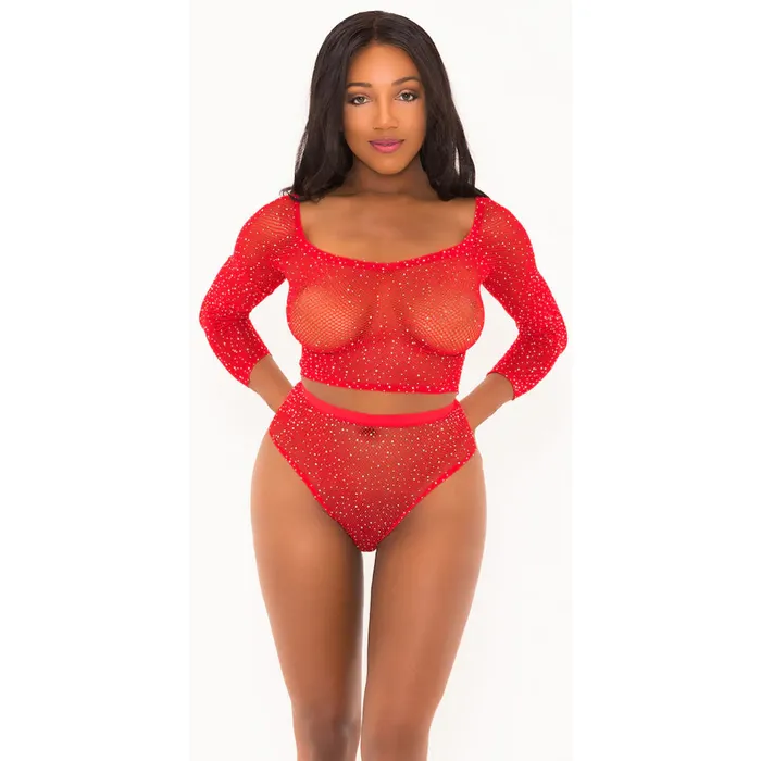 Fairvillacom Female Sex Toys Rhinestone Crop Top With Matching Panty Red OS Fairvillacom Female Sex Toys Rhinestone Crop Top With Matching Panty Red OS