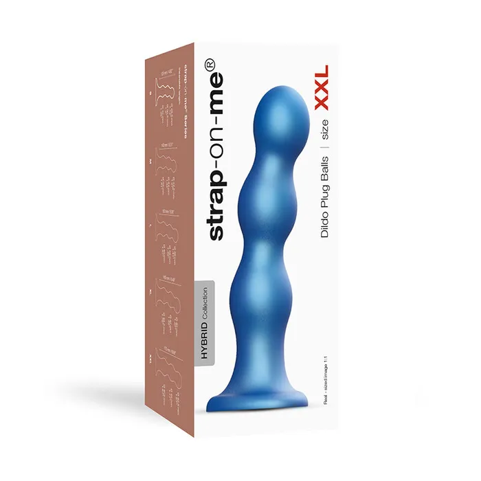 Fairvillacom Female Sex Toys StrapOnMe Dildo Plug Balls Met Bl XXL