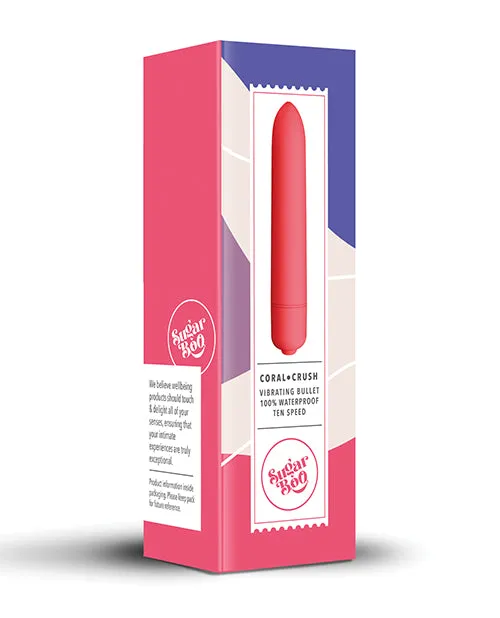 Fairvillacom Female Sex Toys SugarBoo Coral Crush Vibrating Bullet Coral