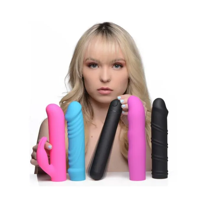Fairvillacom Male Sex Toys Bang 4 in 1 XL Bullet Sleeve Kit Assorted Colors Fairvillacom Male Sex Toys Bang 4 in 1 XL Bullet Sleeve Kit Assorted Colors