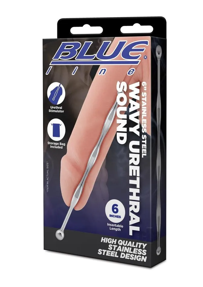 Fairvillacom Male Sex Toys Blueline Steel Wavy Urethral Sound 6
