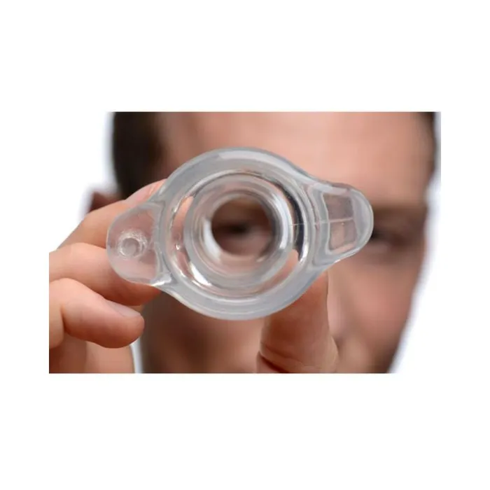 Fairvillacom Male Sex Toys Gape Glory Clear Hollow Anal Plug Large