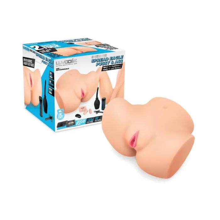 Fairvillacom Male Sex Toys Luvdollz Remote Spread Eagle Pussyass Cream