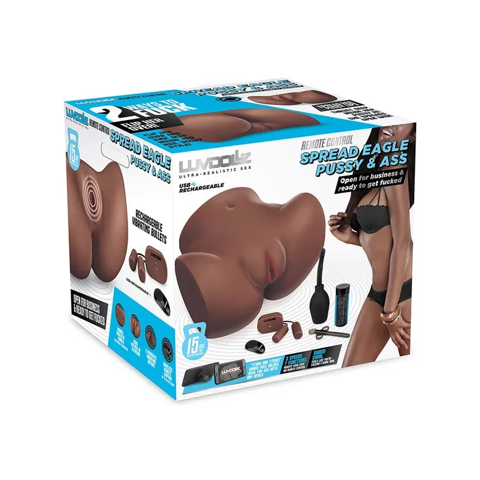 Fairvillacom Male Sex Toys Luvdolz Remote Control Rechargeable Spread Eagle Pussy Ass wDouche Mocha Fairvillacom Male Sex Toys Luvdolz Remote Control Rechargeable Spread Eagle Pussy Ass wDouche Mocha