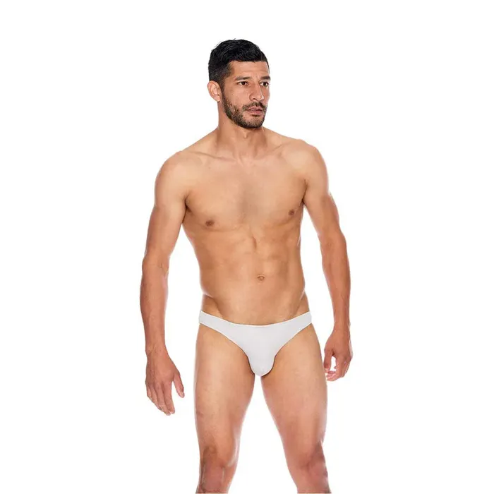 Fairvillacom Male Sex Toys Men39s Microfiber Open Back Underwear Grey SM