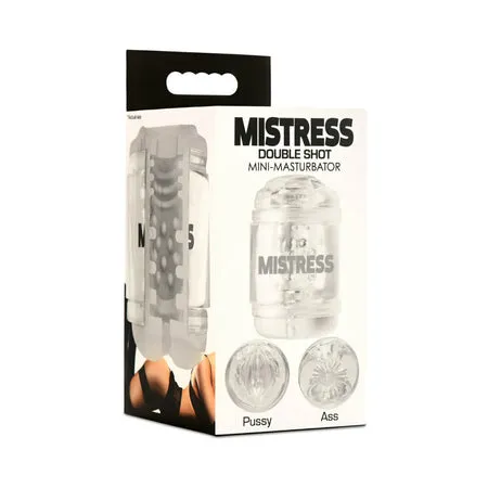 Fairvillacom Male Sex Toys Mistress Double Shot Pussy and Ass Mini Masturbator Clear Fairvillacom Male Sex Toys Mistress Double Shot Pussy and Ass Mini Masturbator Clear