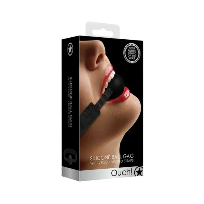 Fairvillacom Male Sex Toys Ouch Velvet Velcro Adjustable Silicone Ball Gag Fairvillacom Male Sex Toys Ouch Velvet Velcro Adjustable Silicone Ball Gag
