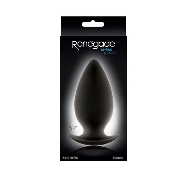 Fairvillacom Male Sex Toys Renegade Spade XLarge Silicone Plug