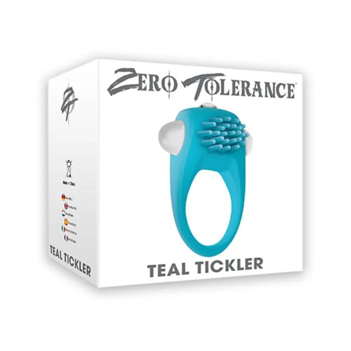 Fairvillacom Male Sex Toys The Teal Tickler Vibrating Cock Ring Fairvillacom Male Sex Toys The Teal Tickler Vibrating Cock Ring