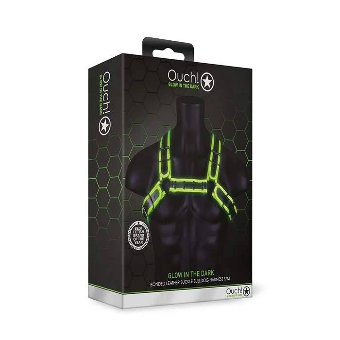 Fairvillacom Ouch Neoprene Harness Glow In The Dark SM Female Sex Toys