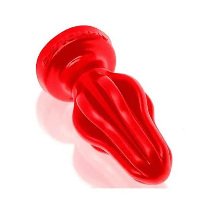 Fairvillacom Oxballs Airhole3 Finned Buttplug Silicone Large Red Anal