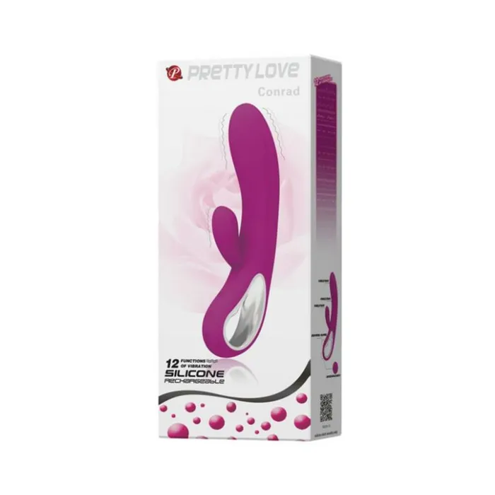 Fairvillacom Pretty Love Conrad Rabbit Vibrator with Handle 12 Functions Fuchsia Vibrators Fairvillacom Pretty Love Conrad Rabbit Vibrator with Handle 12 Functions Fuchsia Vibrators
