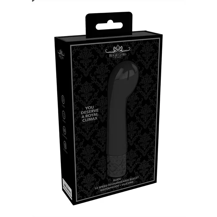 Fairvillacom Royal Gems Bijou Rechargeable Silicone Bullet Black Female Sex Toys Fairvillacom Royal Gems Bijou Rechargeable Silicone Bullet Black Female Sex Toys