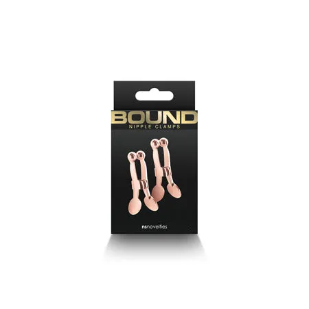 Fairvillacom Vibrators Bound C1 Nipple Clamps Rose Gold