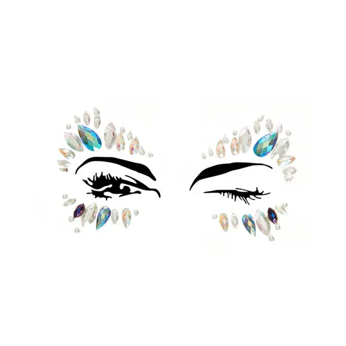 Fairvillacom Vibrators Desna Adh Face Jewels Sticker 6pk