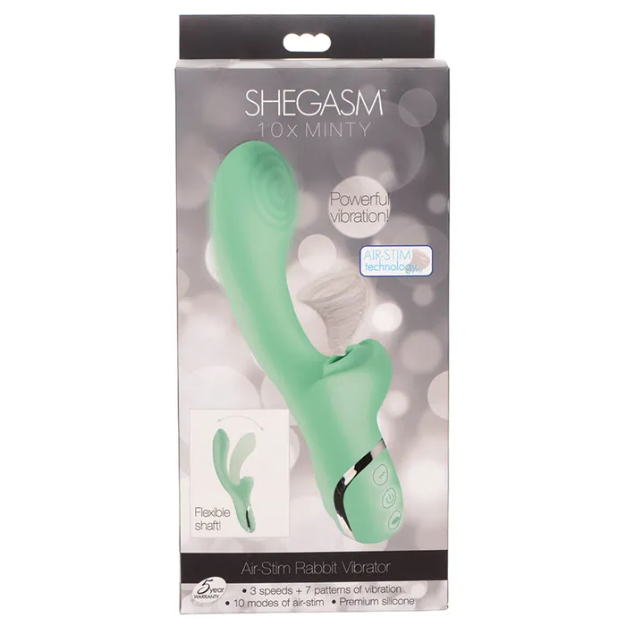 Fairvillacom Vibrators Inmi Shegasm 10X Minty Air Stim Rabbit Vibrator Mint