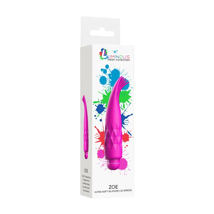 Fairvillacom Vibrators Luminous Zoe ABS Bullet 10Speed Fuchsia