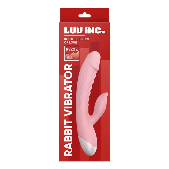 Fairvillacom Vibrators Luv Inc RV20 Rabbit Vibrator Pink