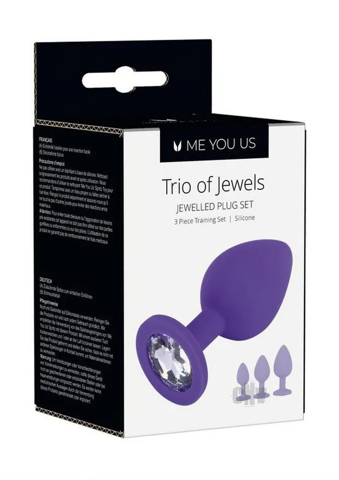 Fairvillacom Vibrators Myu Trio Of Jewels Purple