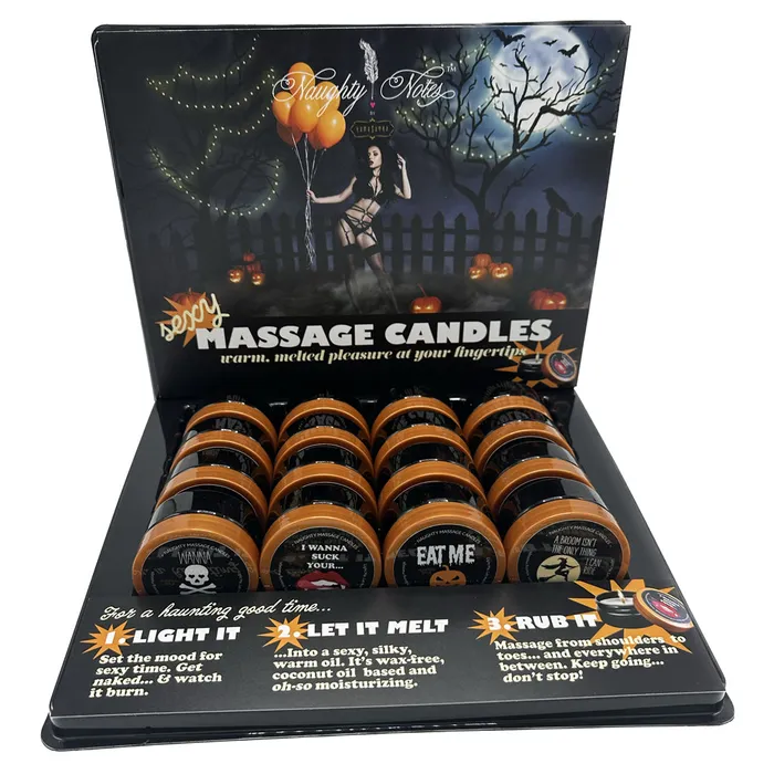 Fairvillacom Vibrators Naughty Notes Candle Prepack Fall 2023