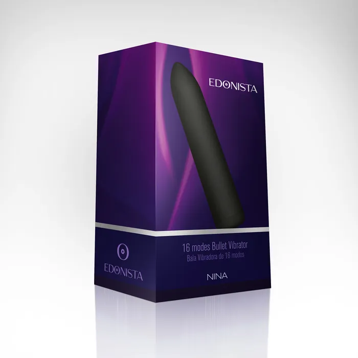 Fairvillacom Vibrators Nina 16 Modes Bullet Vibrator Black