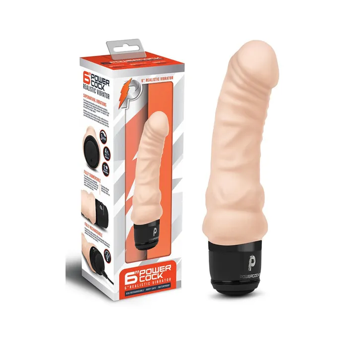 Fairvillacom Vibrators Powercock 6 inches Realistic Vibrator