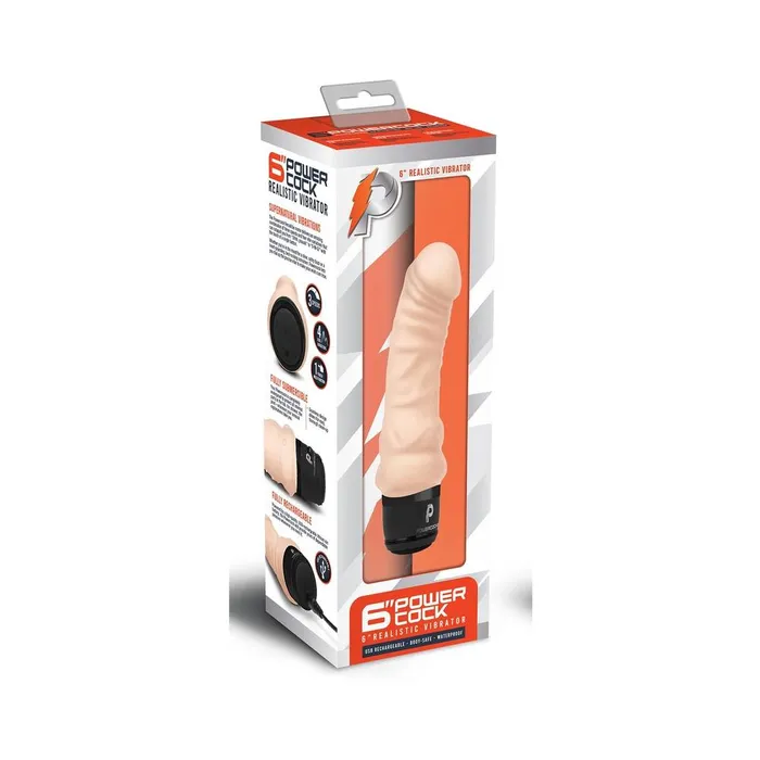 Fairvillacom Vibrators Powercock 6 inches Realistic Vibrator