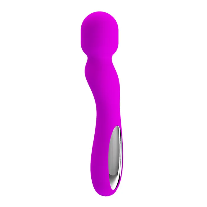 Fairvillacom Vibrators Pretty Love Paul USB Rechargeable Wand Fuchsia