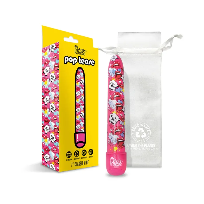 Fairvillacom Vibrators Prints Charming Pop Tease 7 inches Classic Vibe