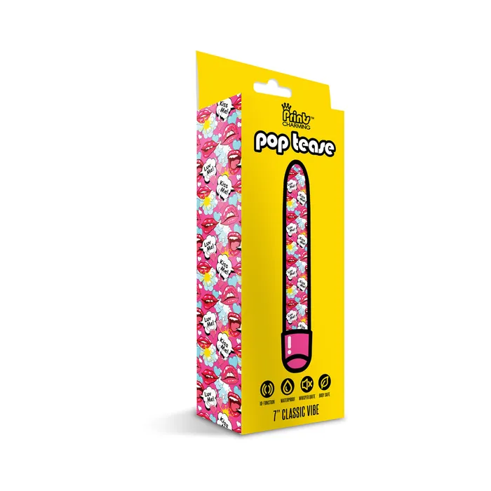 Fairvillacom Vibrators Prints Charming Pop Tease 7 inches Classic Vibe