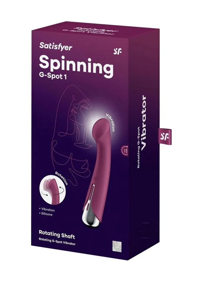 Fairvillacom Vibrators Satisfyer Spinning Gspot 1 Red