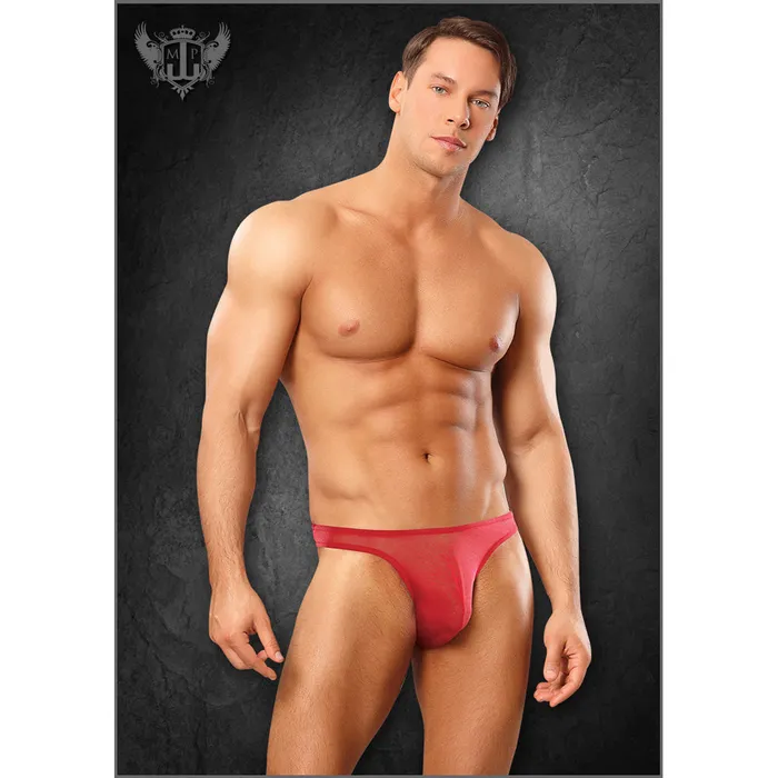 Fairvillacom Vibrators Stretch Mesh Wonder Thong Red SM