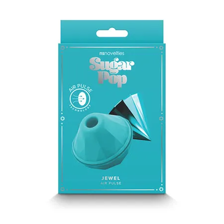 Fairvillacom Vibrators Sugar Pop Jewel Air Pulse Vibrator Teal